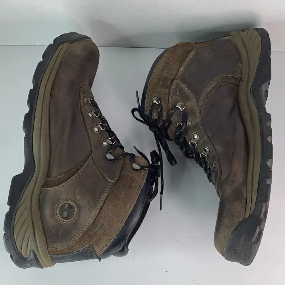 Timberland HI-TECH PEAK Men's Waterproof Hiking Brown Ankle Boots Sz 13M